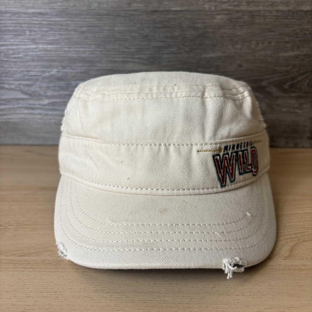 Minnesota Wild Hat Cap Strap Back Womens White NHL Hockey New Era One Size